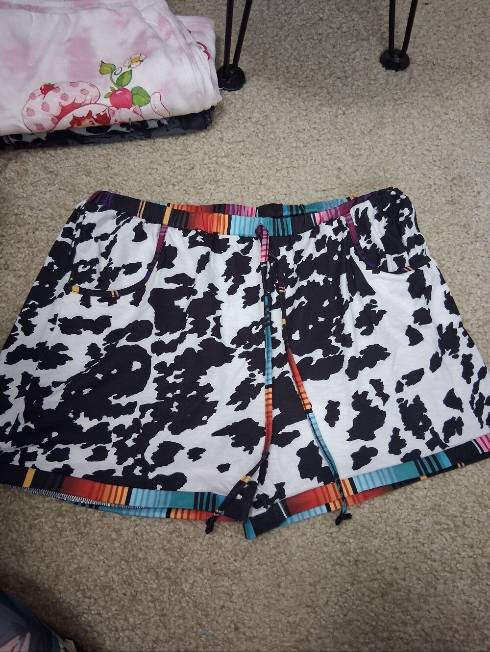 Women's unbranded animal print shorts
